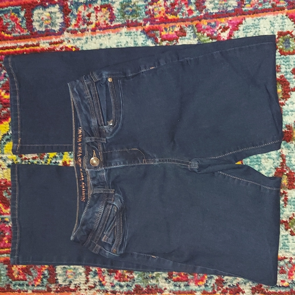 Simply Vera Vera Wang Dk Denim Bootcut Jeans Sz 4